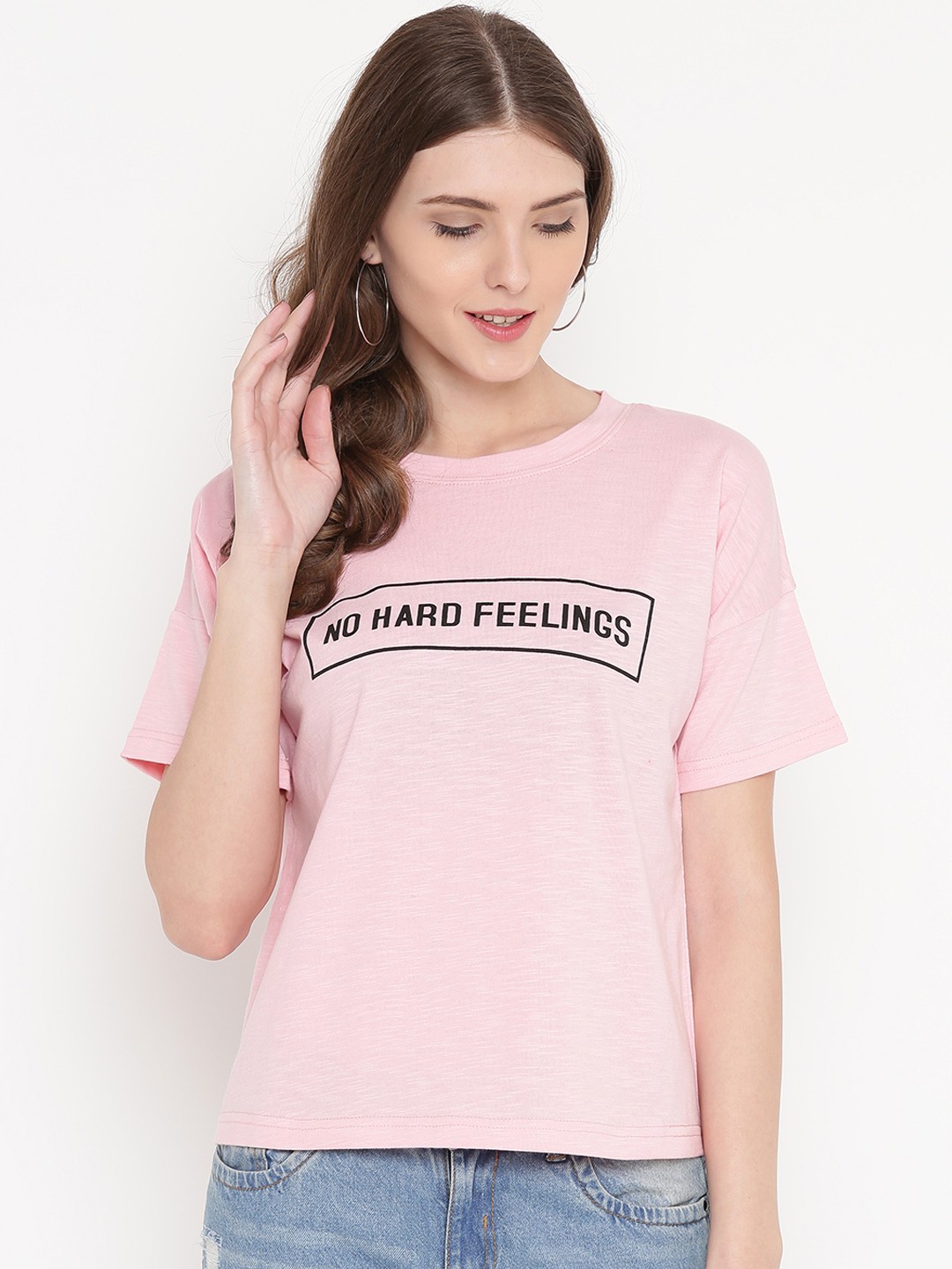 

GRITSTONES Women Pink Printed Top