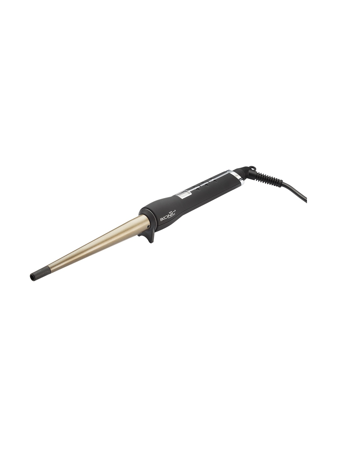 

Ikonic Professional CNT-19 Curling Tong Hair Styler with Ceramic Long Barrel - Black & Golden