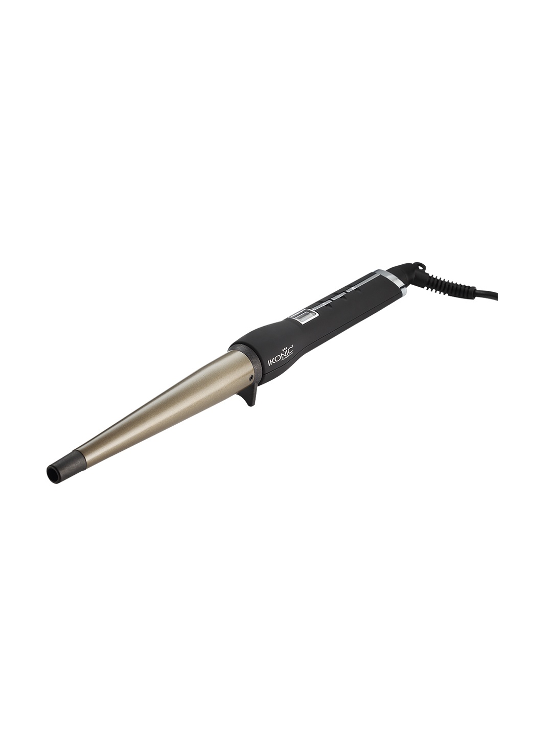 

Ikonic Professional CNT-25 Curling Tong Hair Styler with Ceramic Long Barrel - Black & Golden