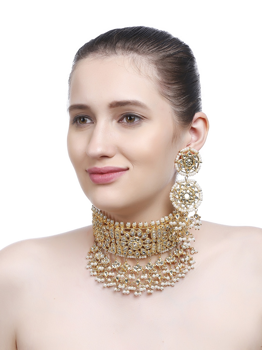 

Bamboo Tree Jewels Women Gold-Toned Jewellery Set