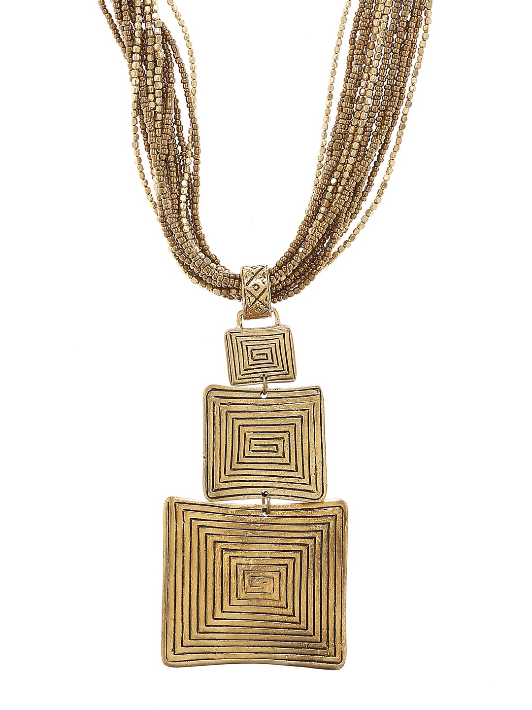 

Bamboo Tree Jewels Gold-Toned Metal Necklace