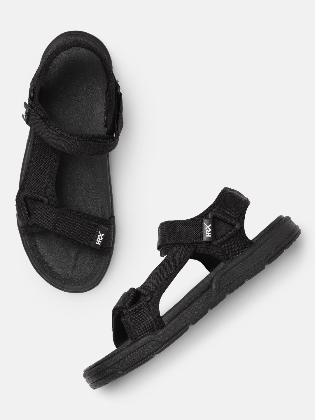 

HRX by Hrithik Roshan Men Black Sports Sandals