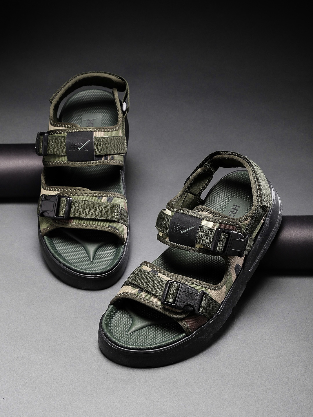 

HRX by Hrithik Roshan Men Olive Green Sports Sandals