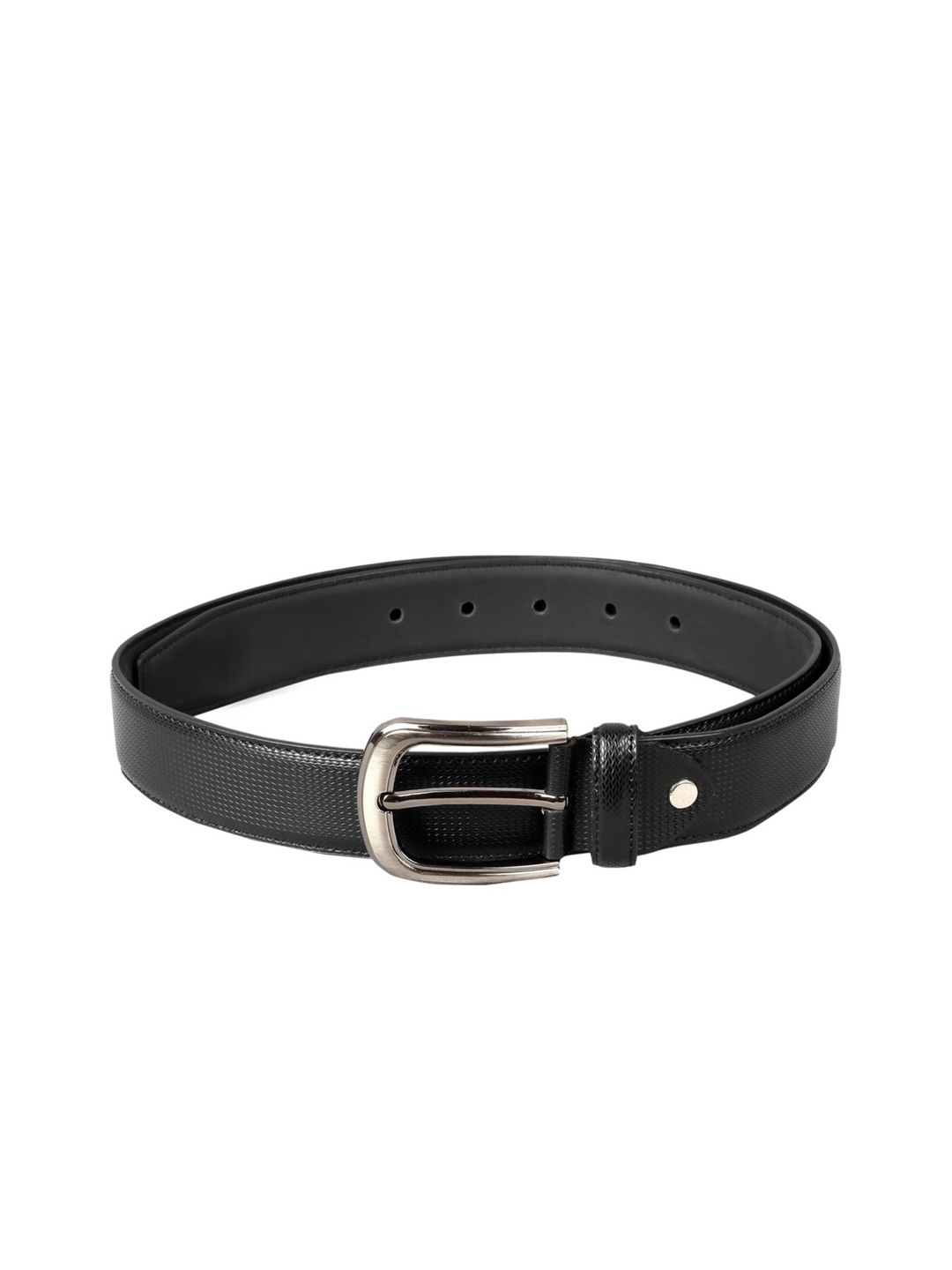 

SCHARF Men Black Solid Belt