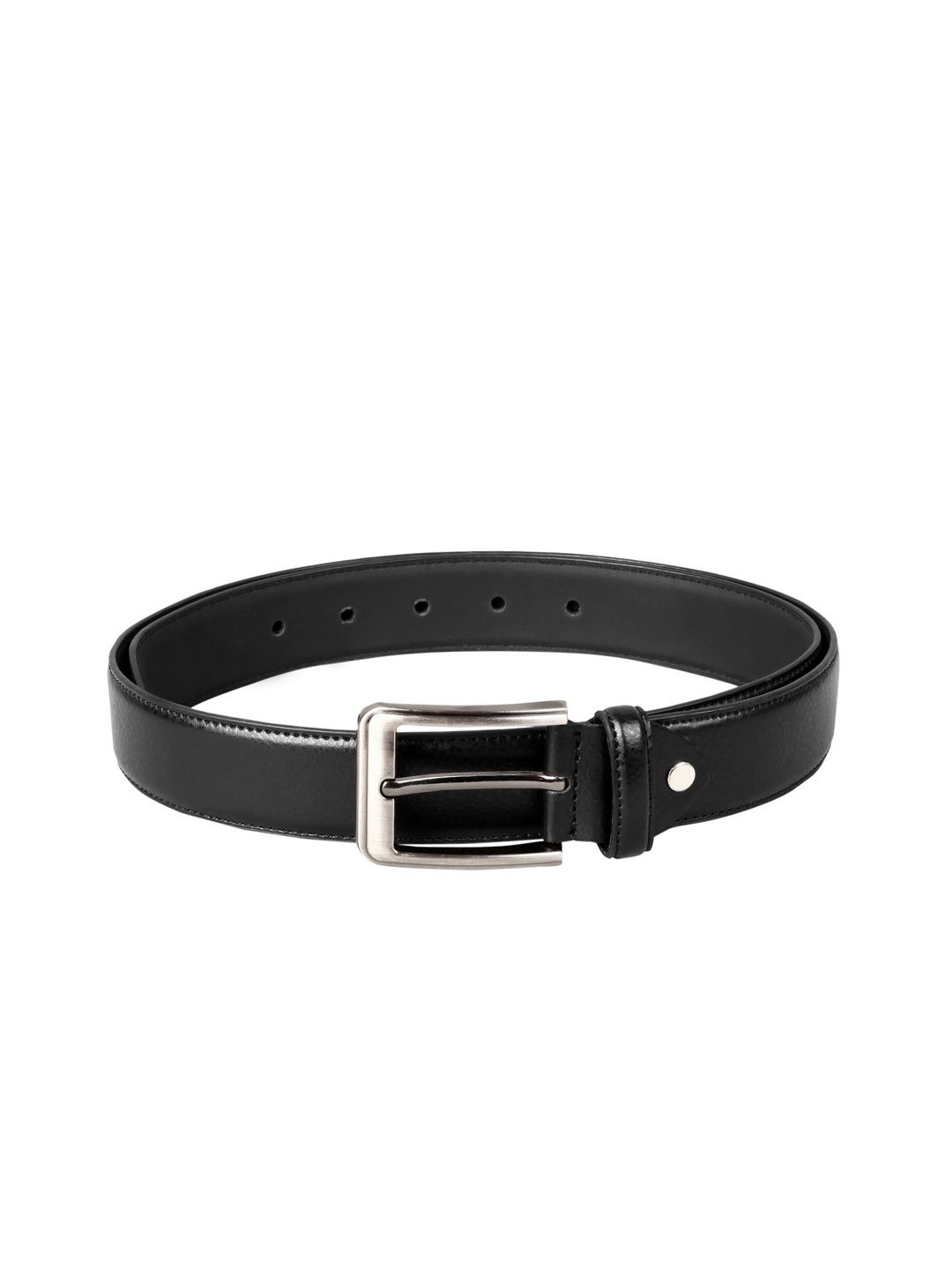 

SCHARF Men Black Solid Belt