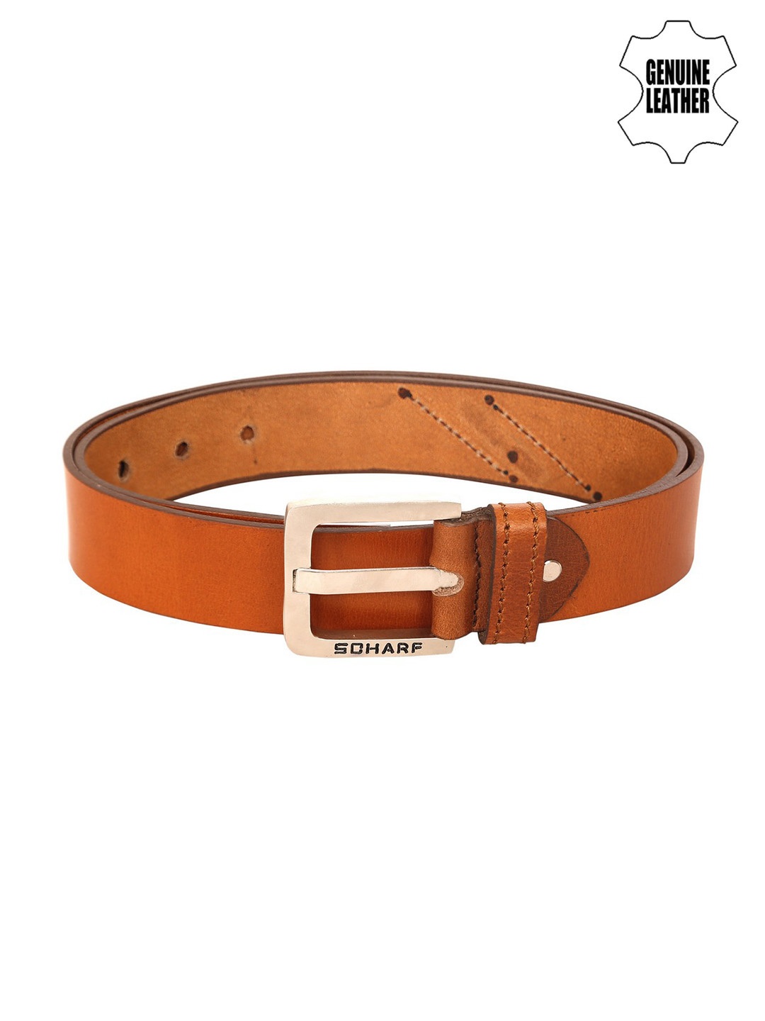 

SCHARF Men Brown Solid Belt