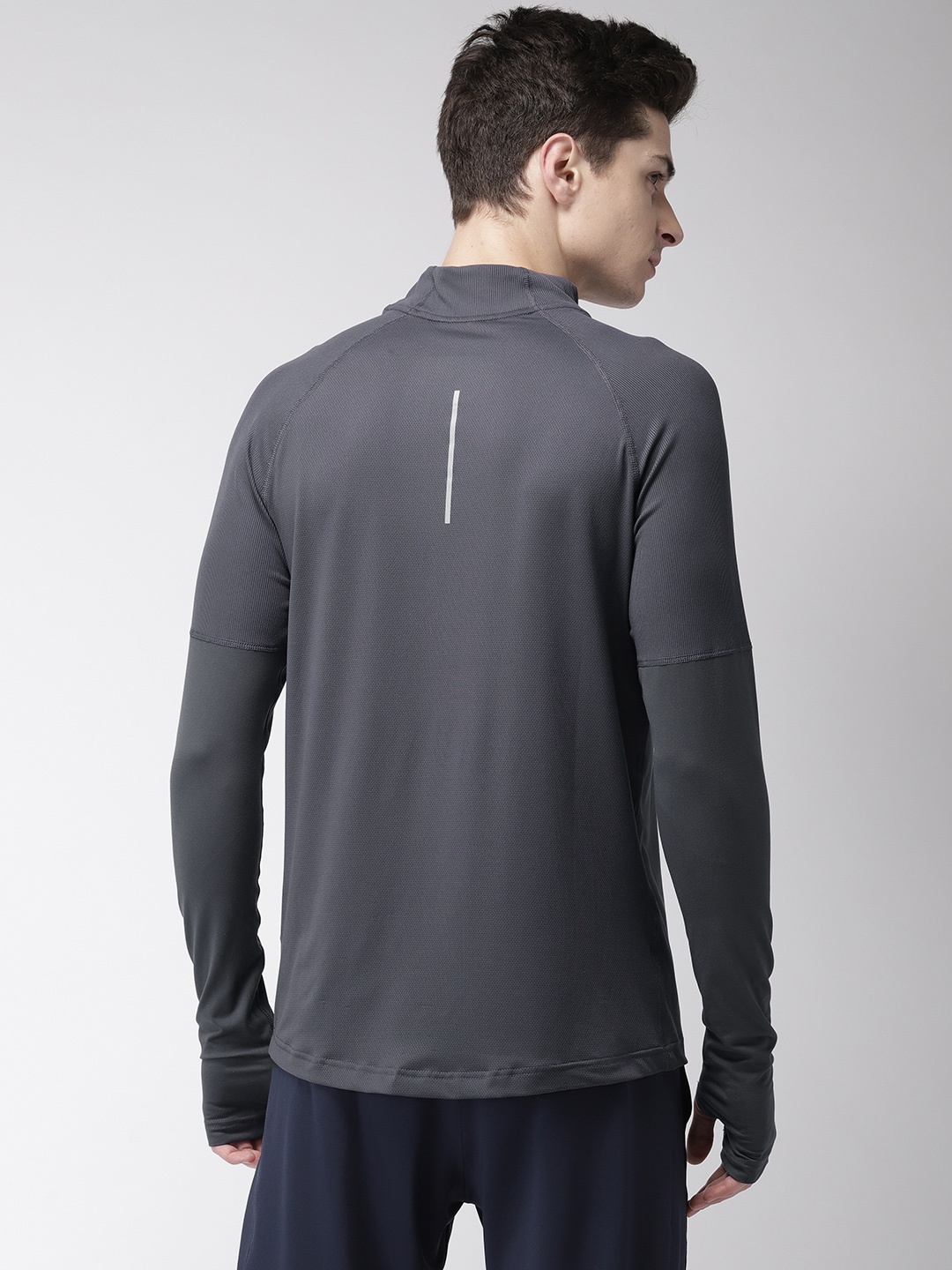 

Nike Men Grey ELMNT HZ 2.0 DRI-FIT Sporty Jacket