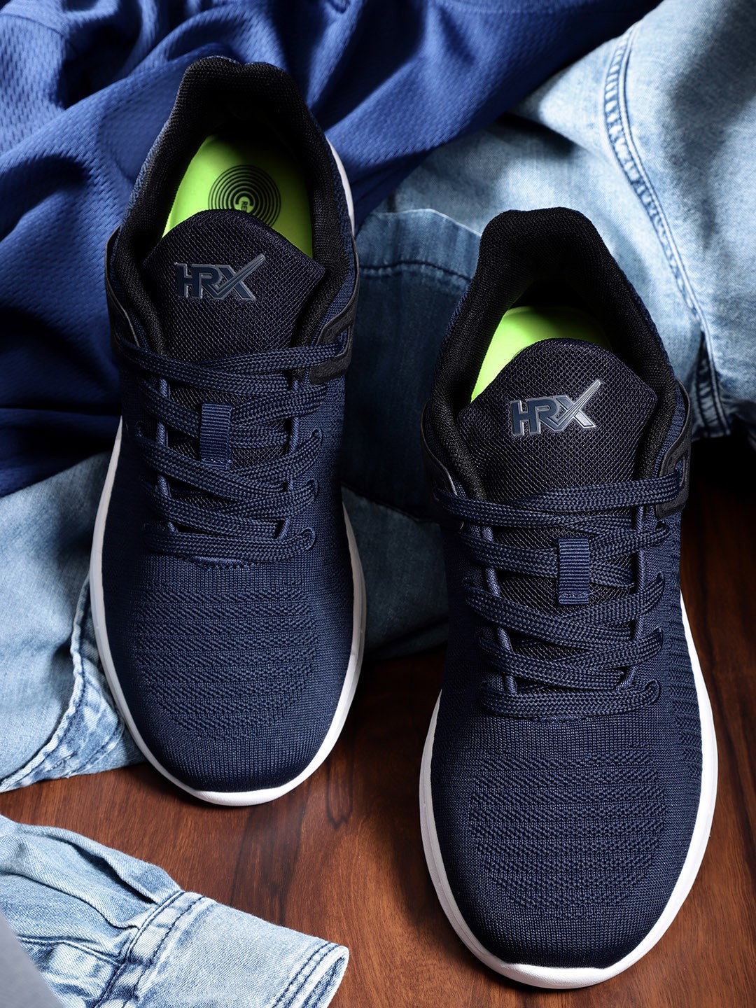 

HRX by Hrithik Roshan Men Navy Blue Running Shoes