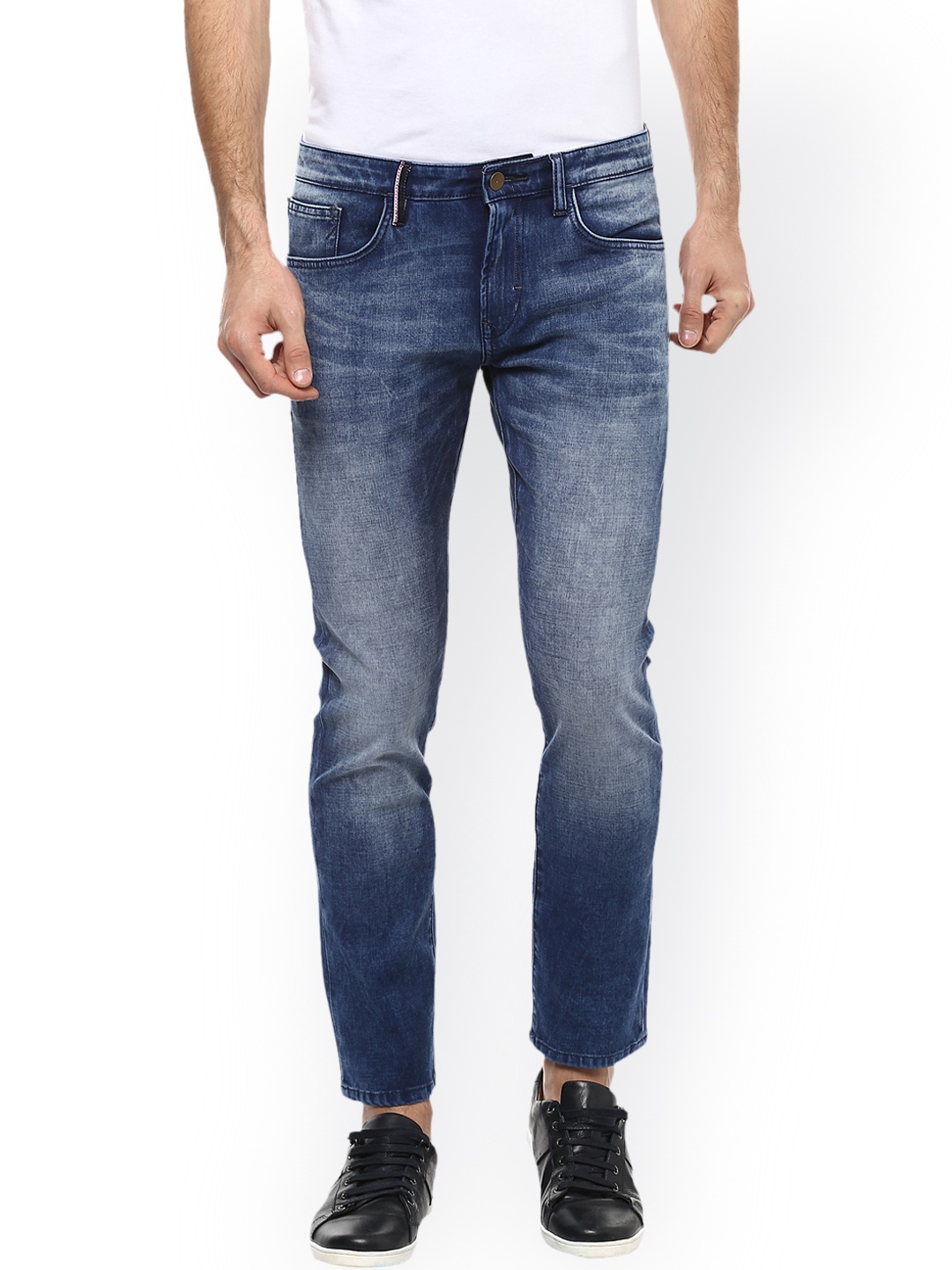 

Allen Solly Men Blue Slim Fit Mid-Rise Clean Look Stretchable Jeans