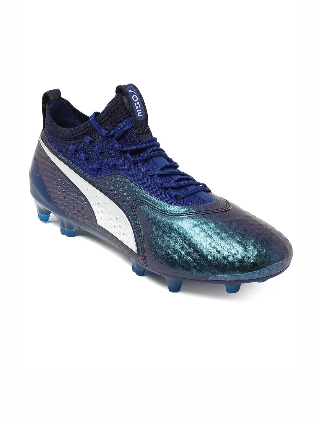 

Puma Men ONE 1 Lth FG/AG Navy Blue Football Shoes