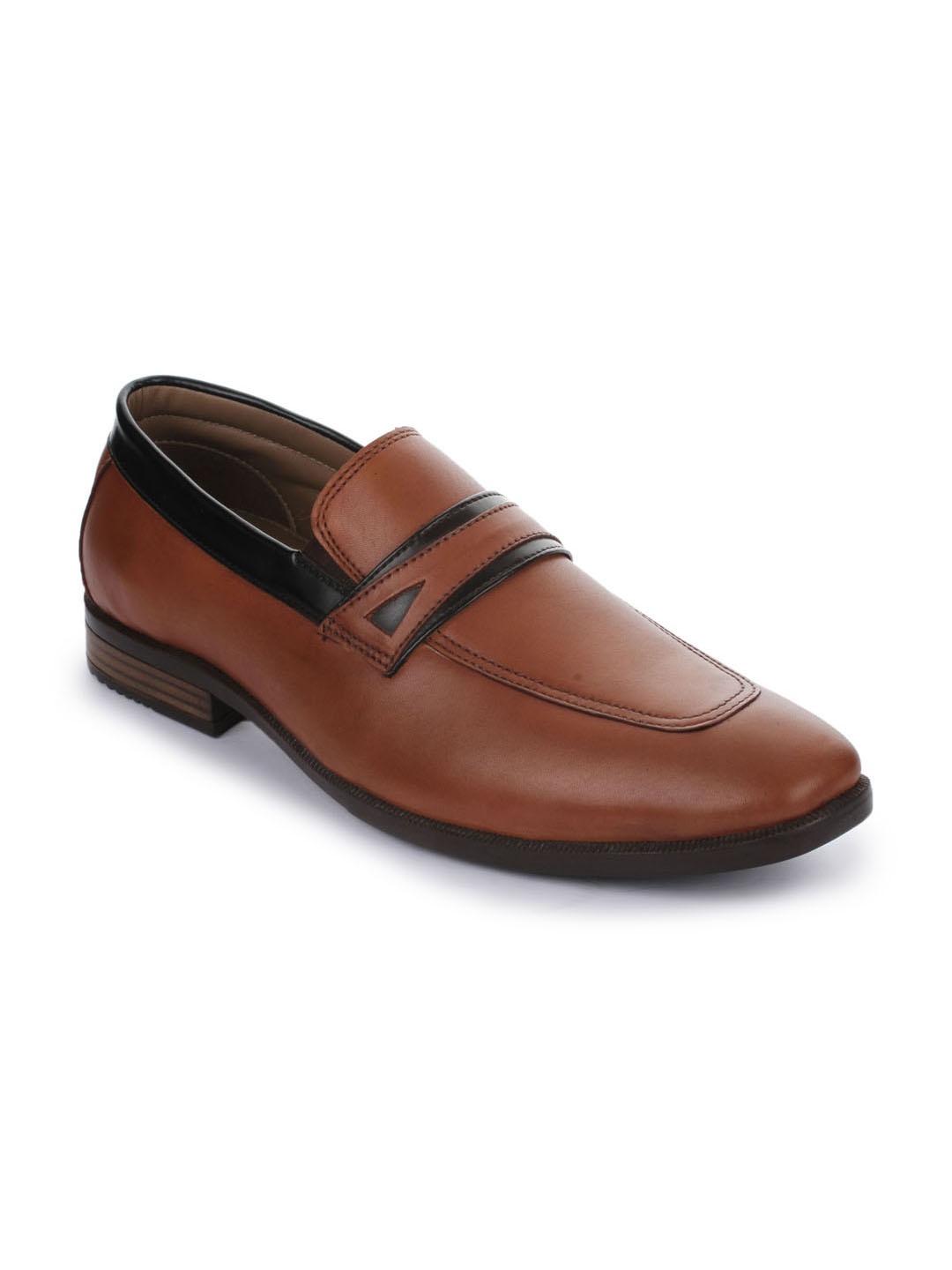 

Liberty Men Tan Brown Formal Slip-on Shoes