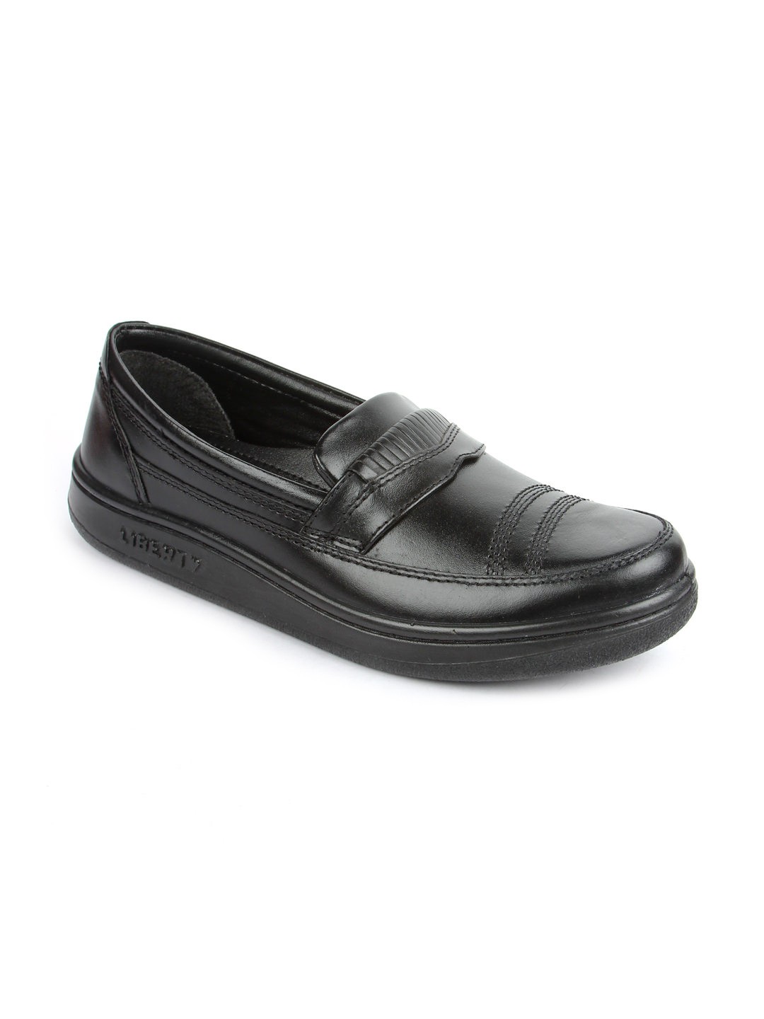 

Warriors By Liberty Men Black Formal Slip-on Shoes