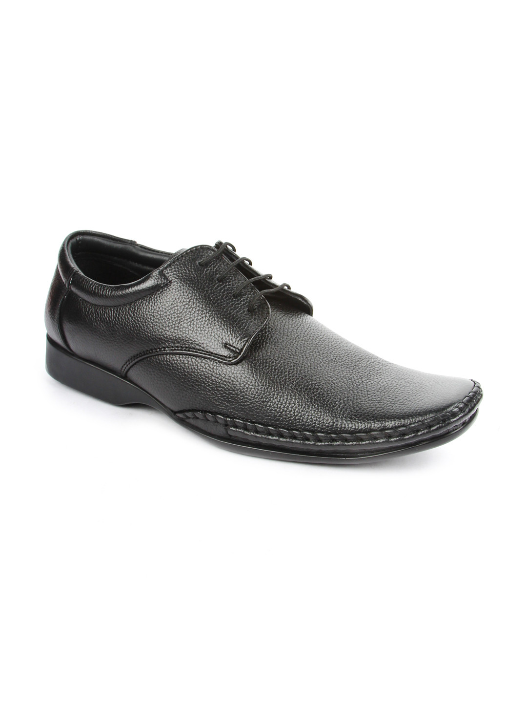 

Fortune By Liberty Men Black Genuine Leather Formal Shoes