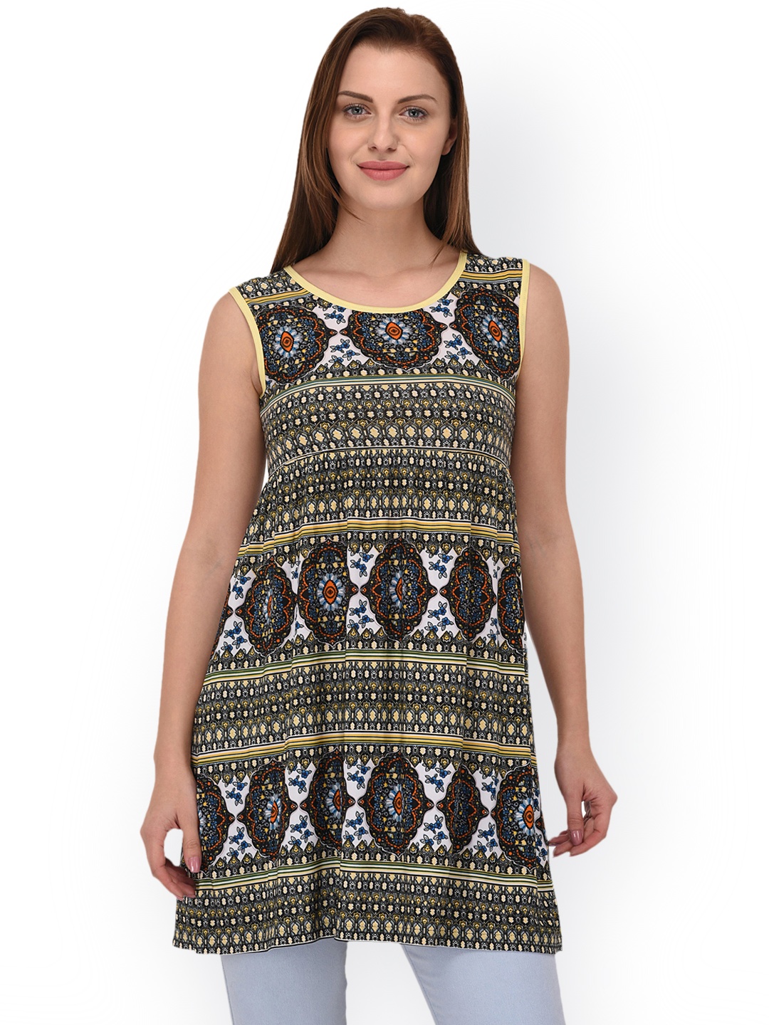 

Espresso Multicoloured Printed Tunic, Multi