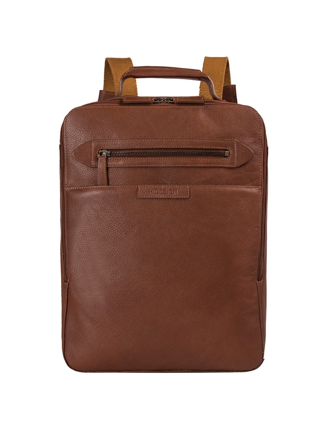 

Hidesign Unisex Brown Solid Leather Backpack