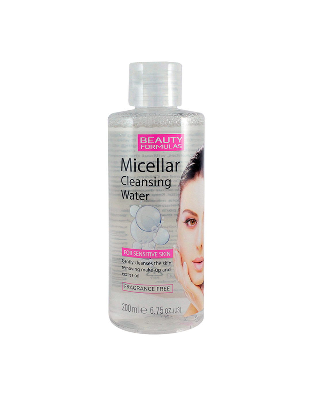 

Beauty Formulas Micellar Cleansing Water For Sensitive Skin 200 ml, Transparent