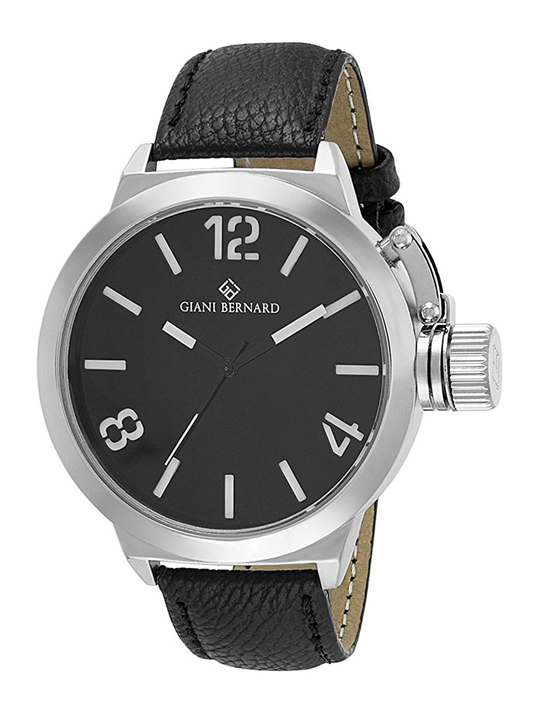 

Giani Bernard Men Black Analogue Watch GB-124F