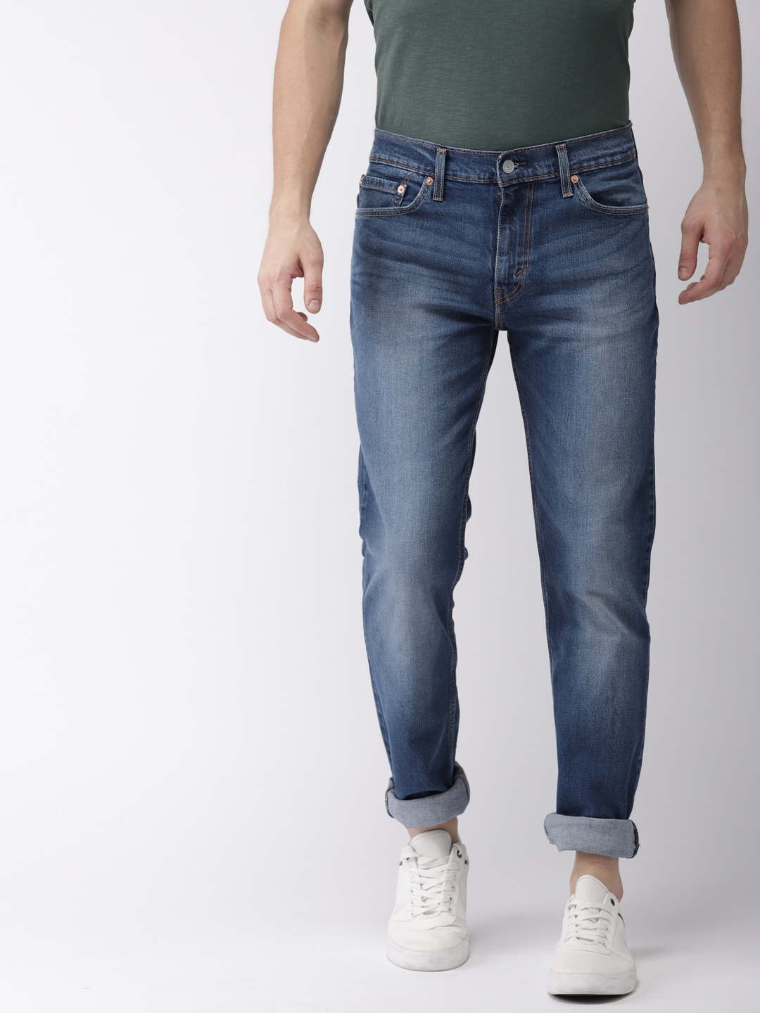 

Levis Men Blue 511 Slim Fit Mid-Rise Clean Look Stretchable Jeans