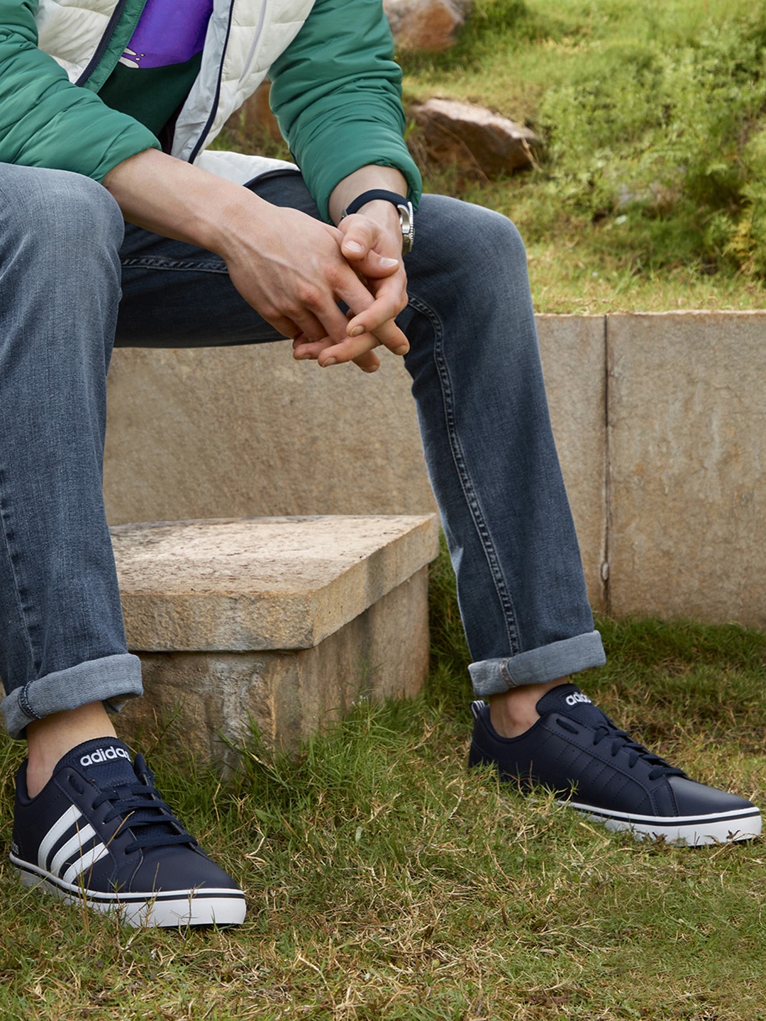 

ADIDAS Men Navy Blue VS Pace Skateboarding Shoes