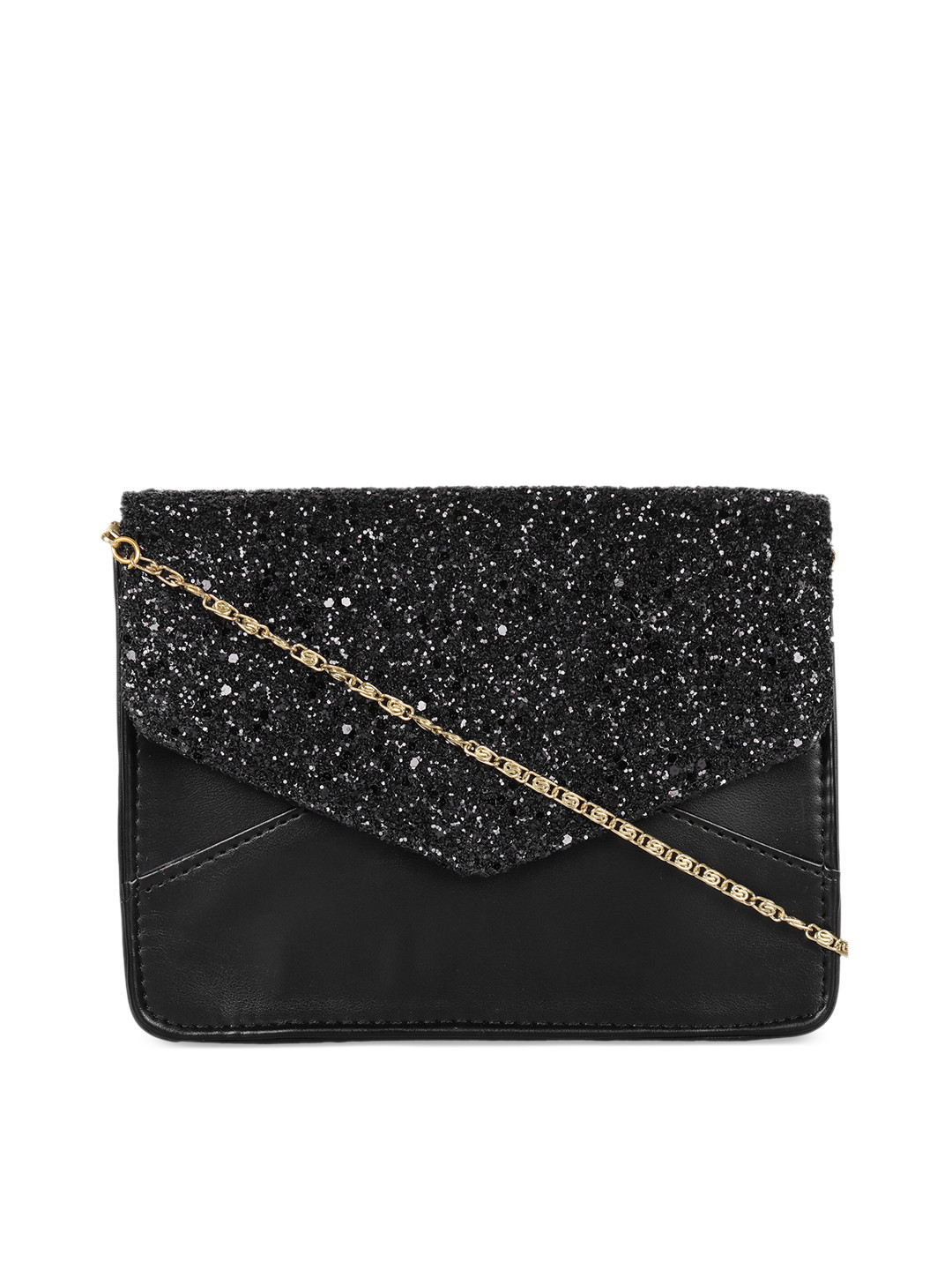 

Berrypeckers Black Embellished Sling Bag