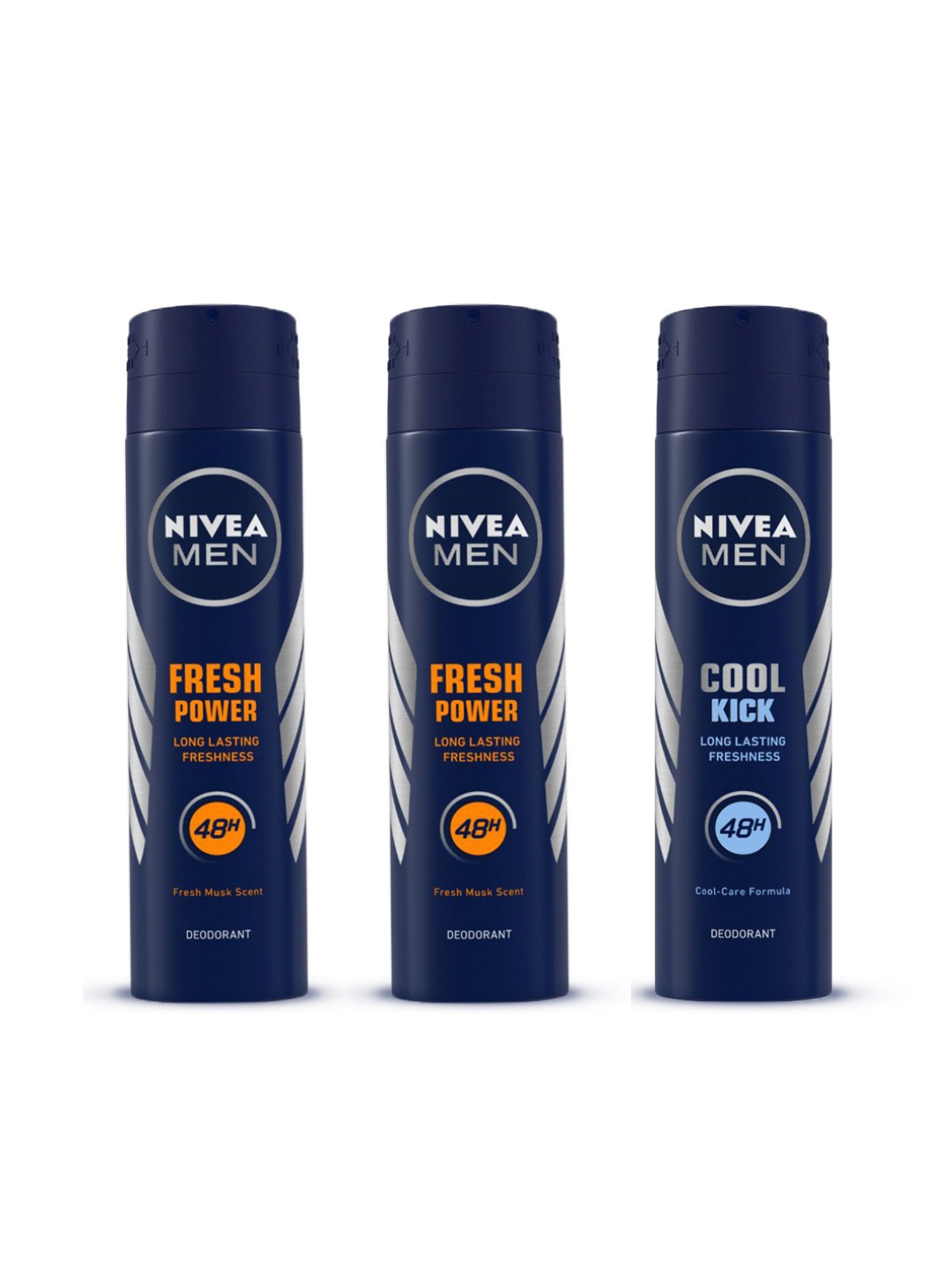 

Nivea Men Set of 2 Sport Deodorant & Cool Kick Deodorant, Blue
