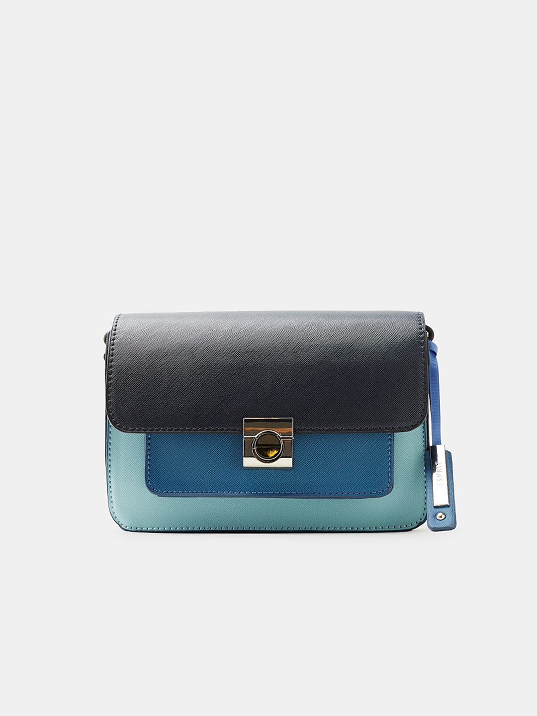 

ESPRIT Blue Colourblocked Sling Bag