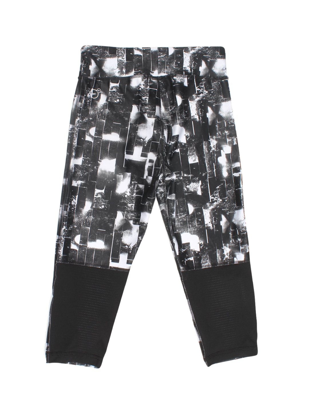 

Puma Girls Black Printed Explosive 3/4 Leggings, White