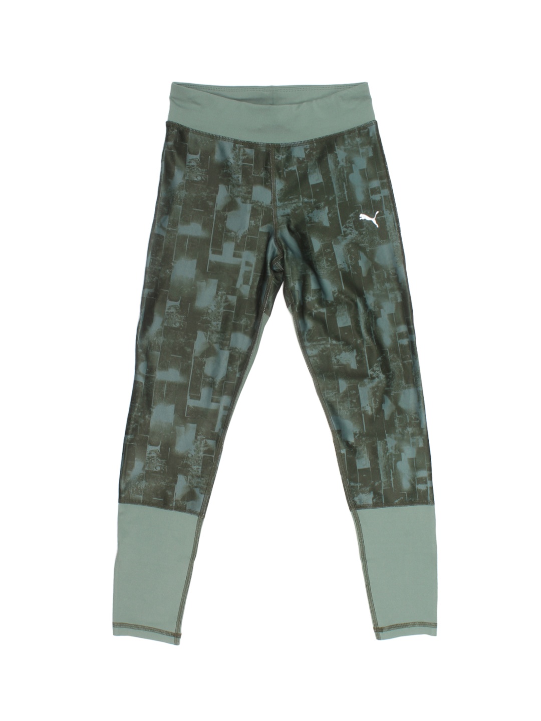 

Puma Girls Olive Green Printed Training Leggings G