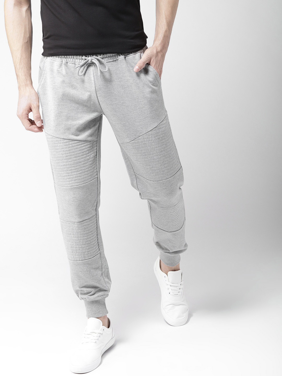 

Mast & Harbour Men Grey Melange Joggers