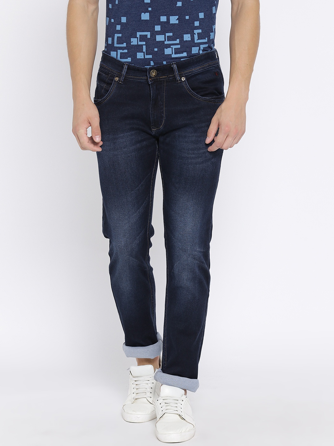 

Duke Men Blue Slim Fit Mid-Rise Clean Look Stretchable Jeans