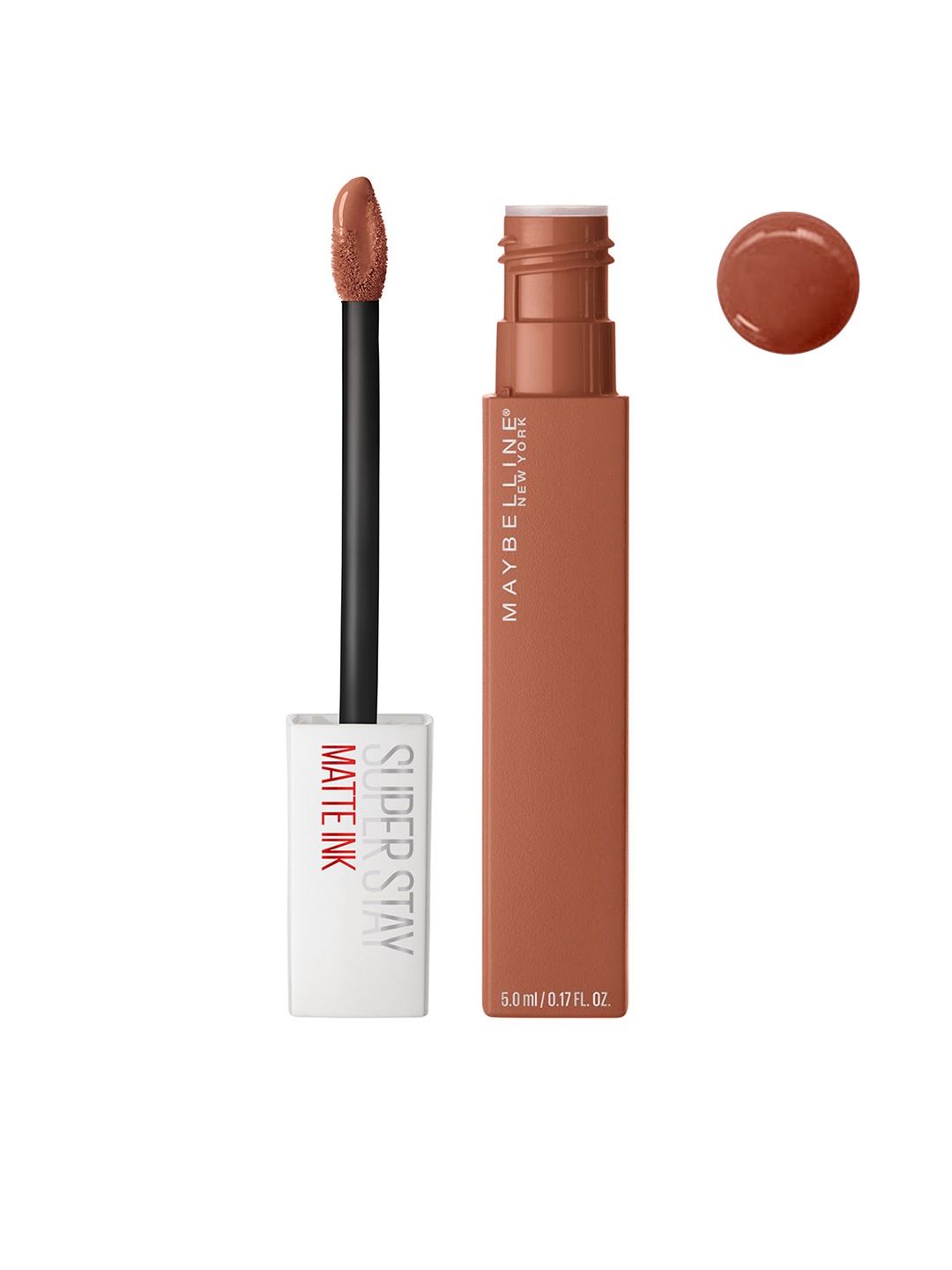 

Maybelline New York Super Stay Matte Ink Liquid Lipstick - 75 Fighter, Brown