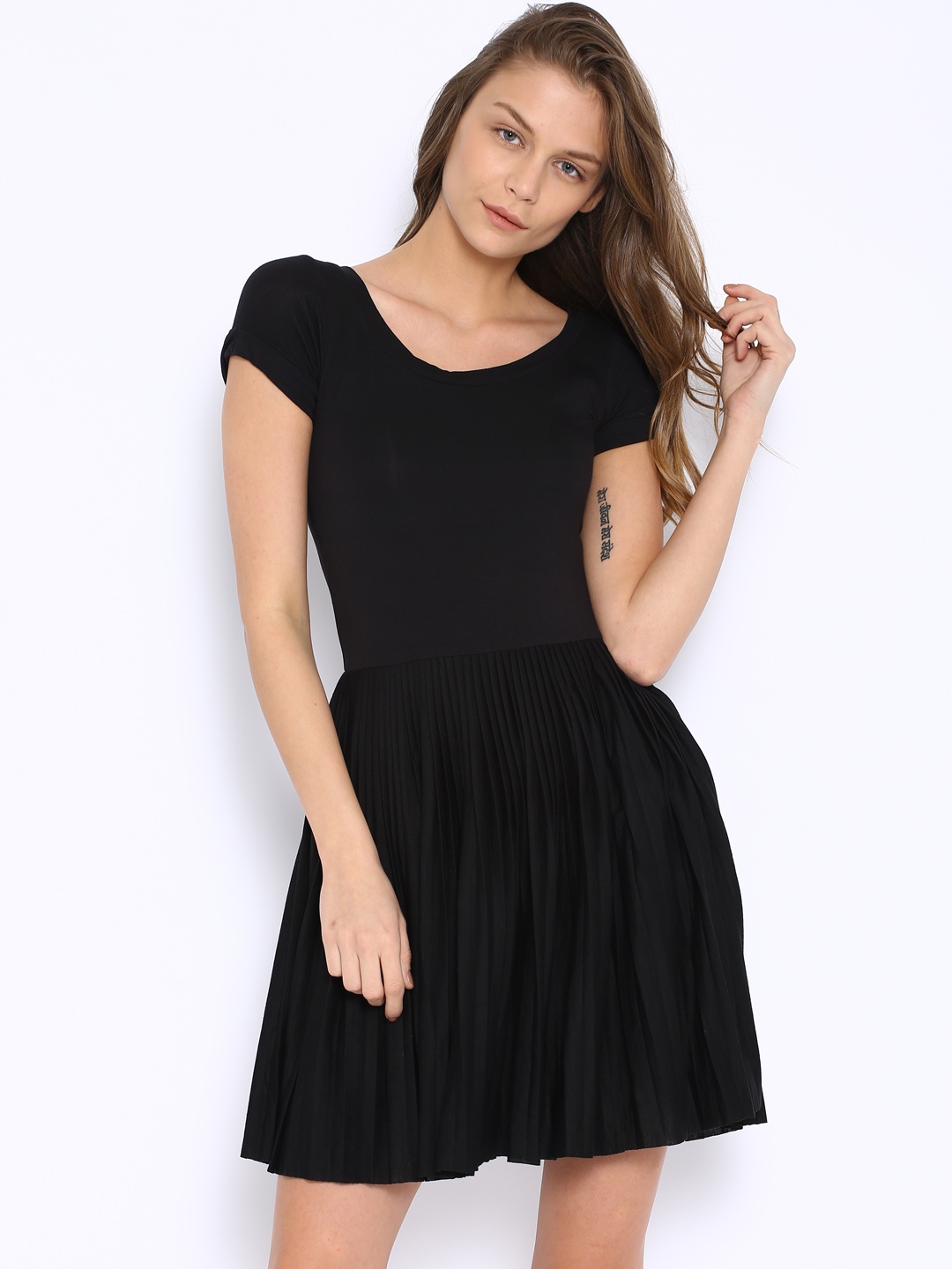 

U.S. Polo Assn. Black Fit & Flare Dress