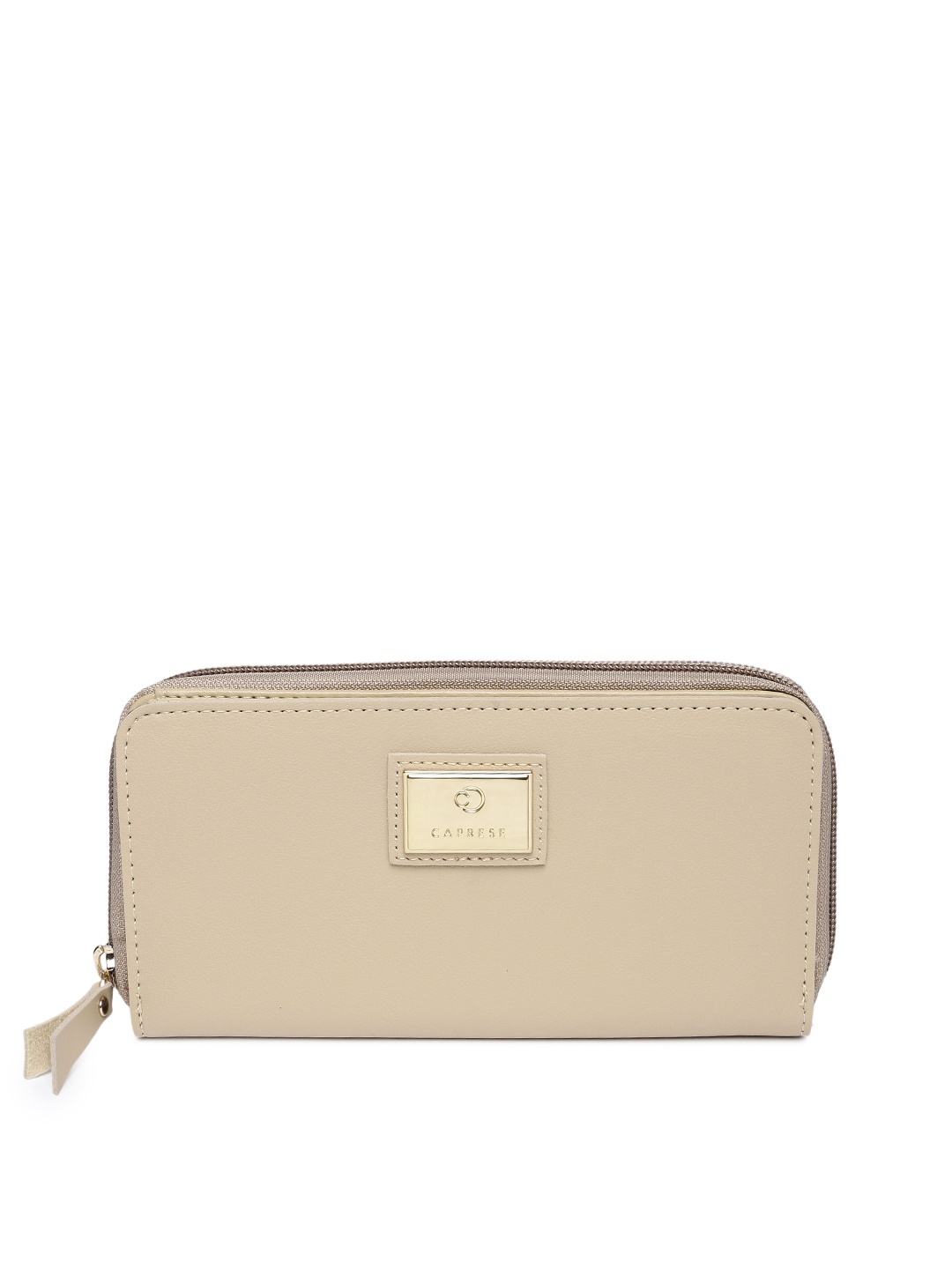 

Caprese Women Beige Solid Kiko Two Fold Wallet