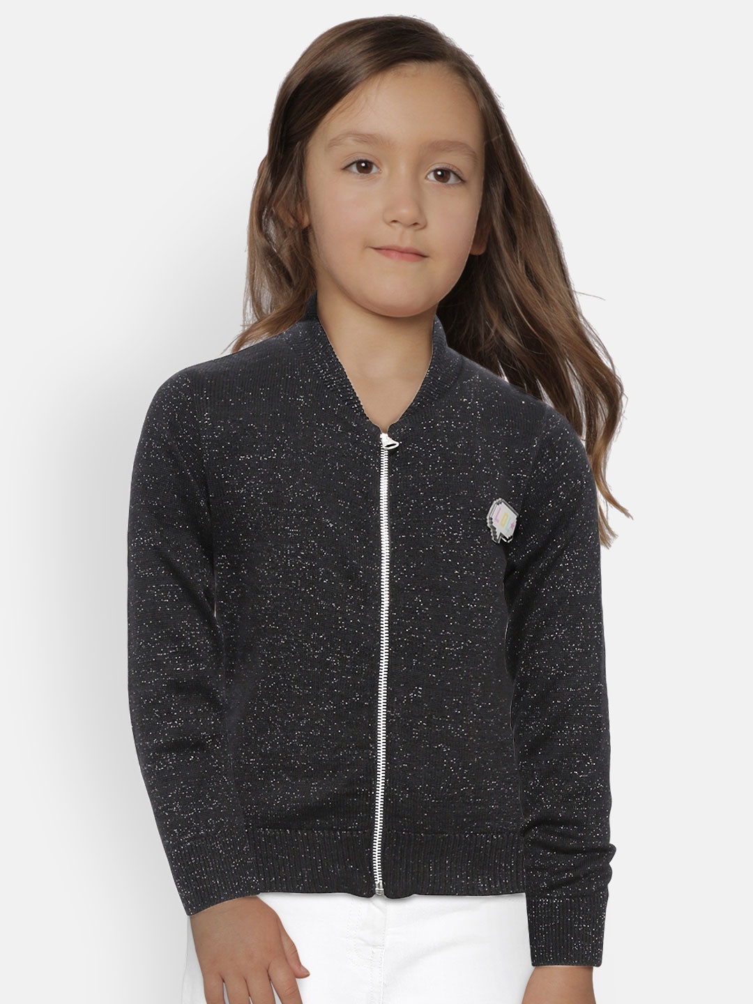 

Gini and Jony Girls Black Shimmer Cardigan