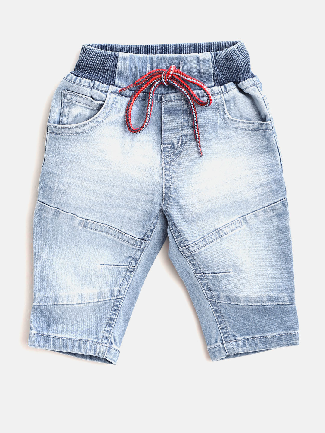 

Gini and Jony Boys Blue Regular Fit Mid-Rise Clean Look Stretchable Jeans