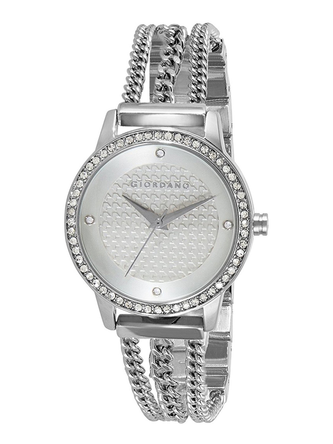 

GIORDANO Women Silver-Toned Analogue Watch A2046