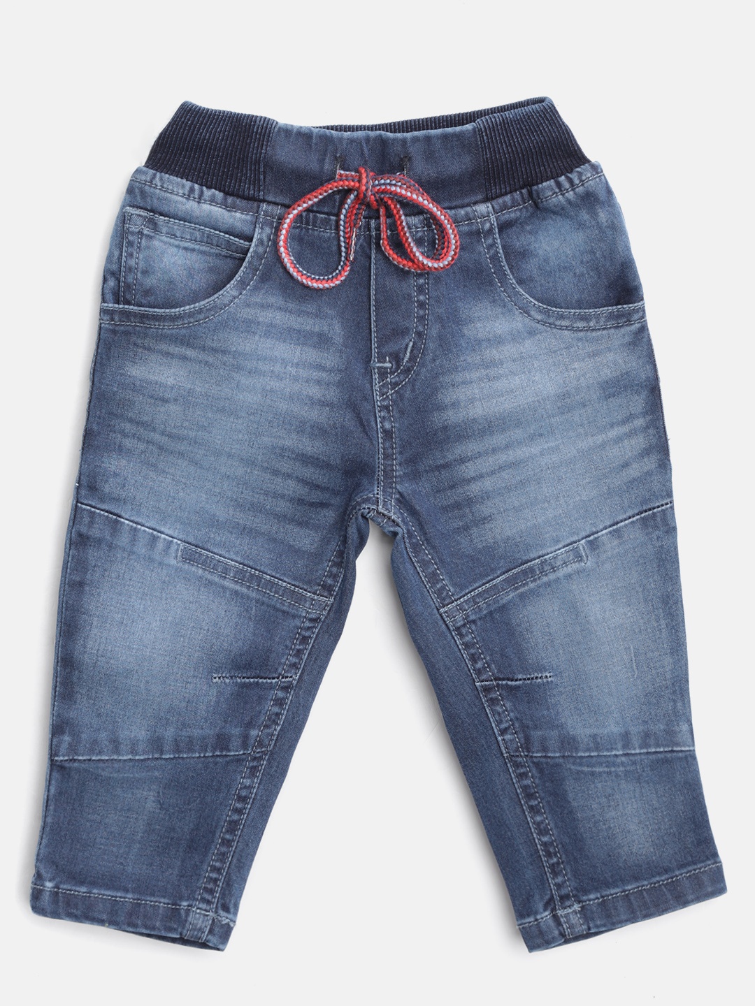 

Gini and Jony Boys Blue Regular Fit Mid-Rise Clean Look Stretchable Jeans