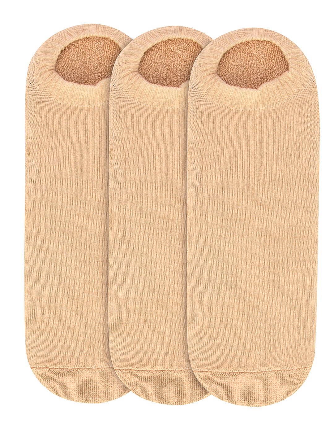 

JUMP USA Women Pack of 3 Shoeliners, Beige