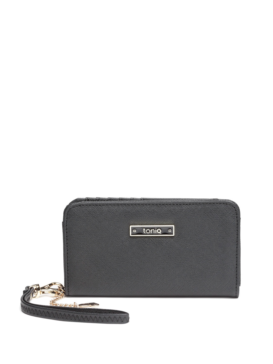 

ToniQ Women Black Solid Two Fold Wallet