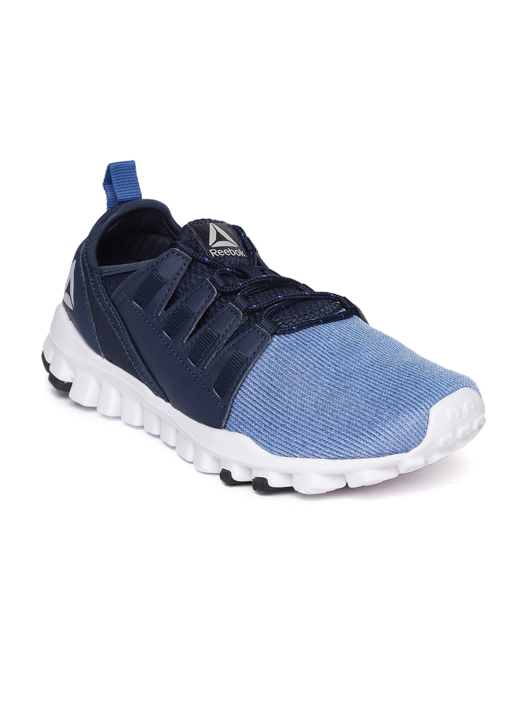 

Reebok Men Blue Colourblocked Flex O Fusion LP Running Shoes