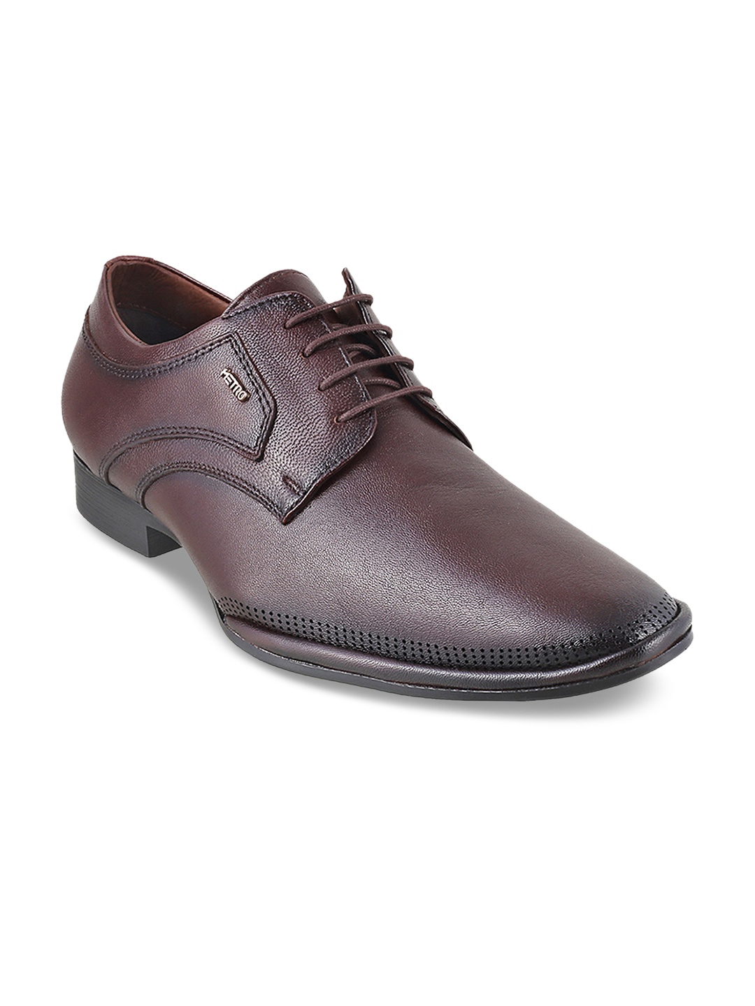 

Metro Men Brown Leather Derbys