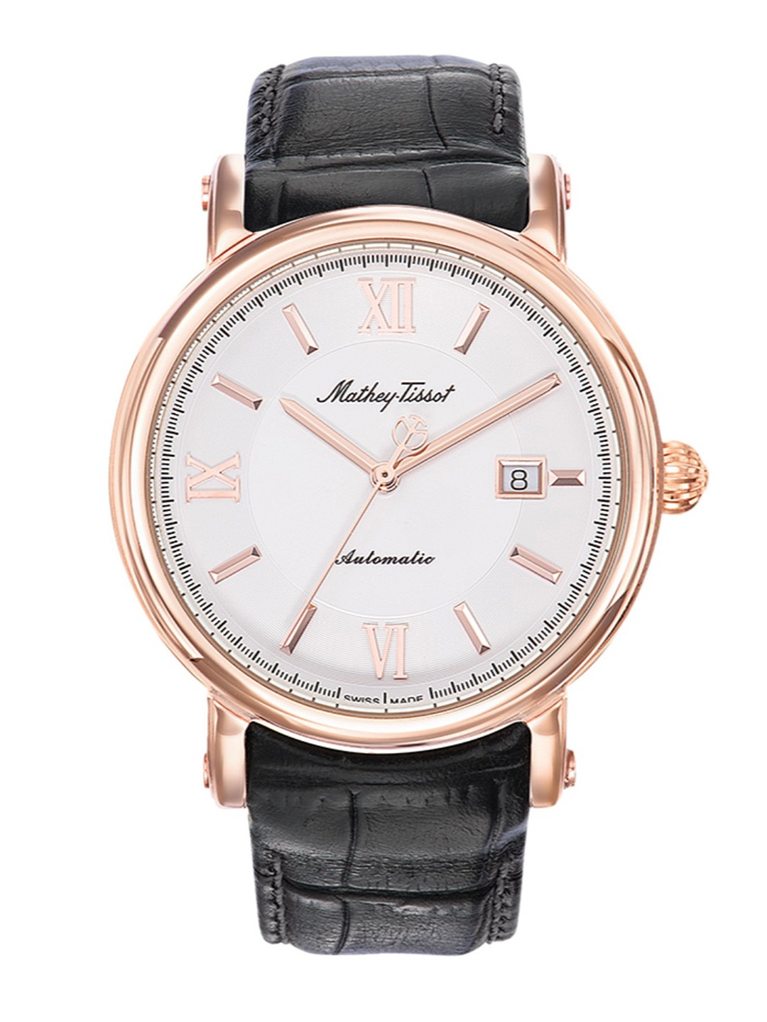 

Mathey-Tissot Swiss Made Men Renaissance Automatic White Dial Watch H9030PI