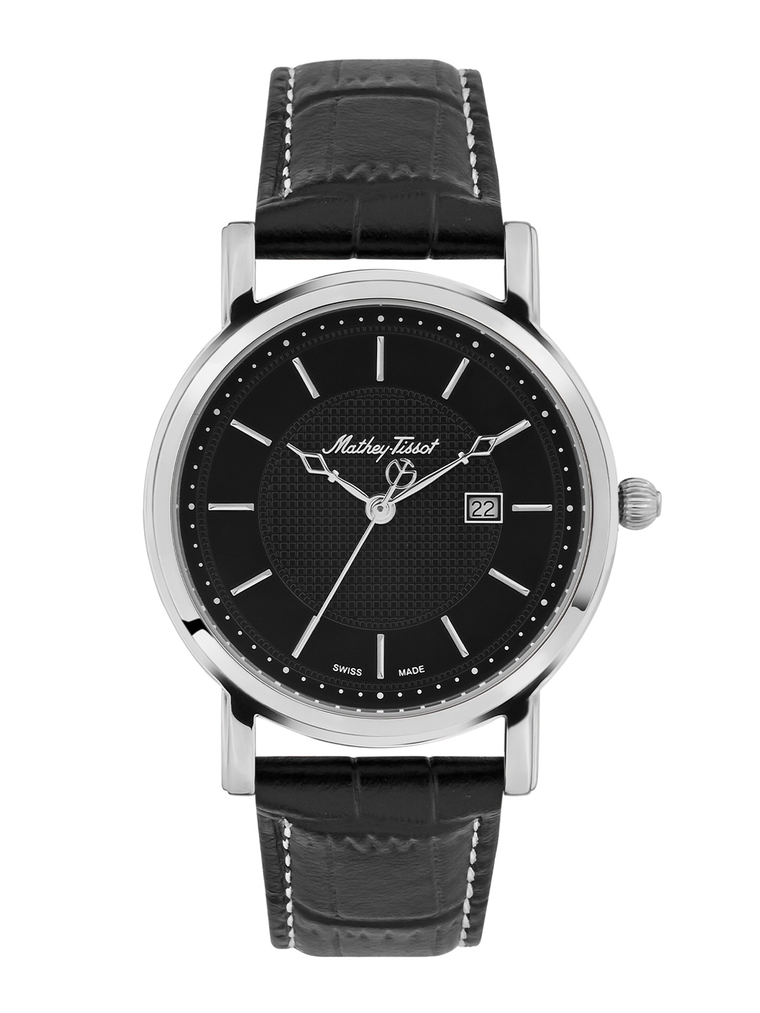 

Mathey-Tissot Men Swiss Made Quartz Analog Watch HB611251AN, Black