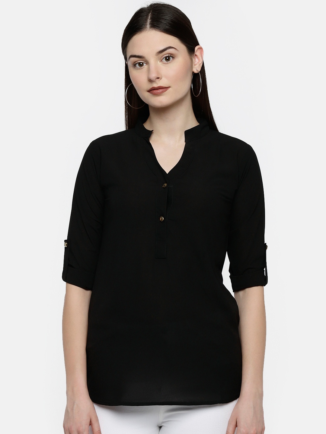 

shiloh Women Black Solid Top