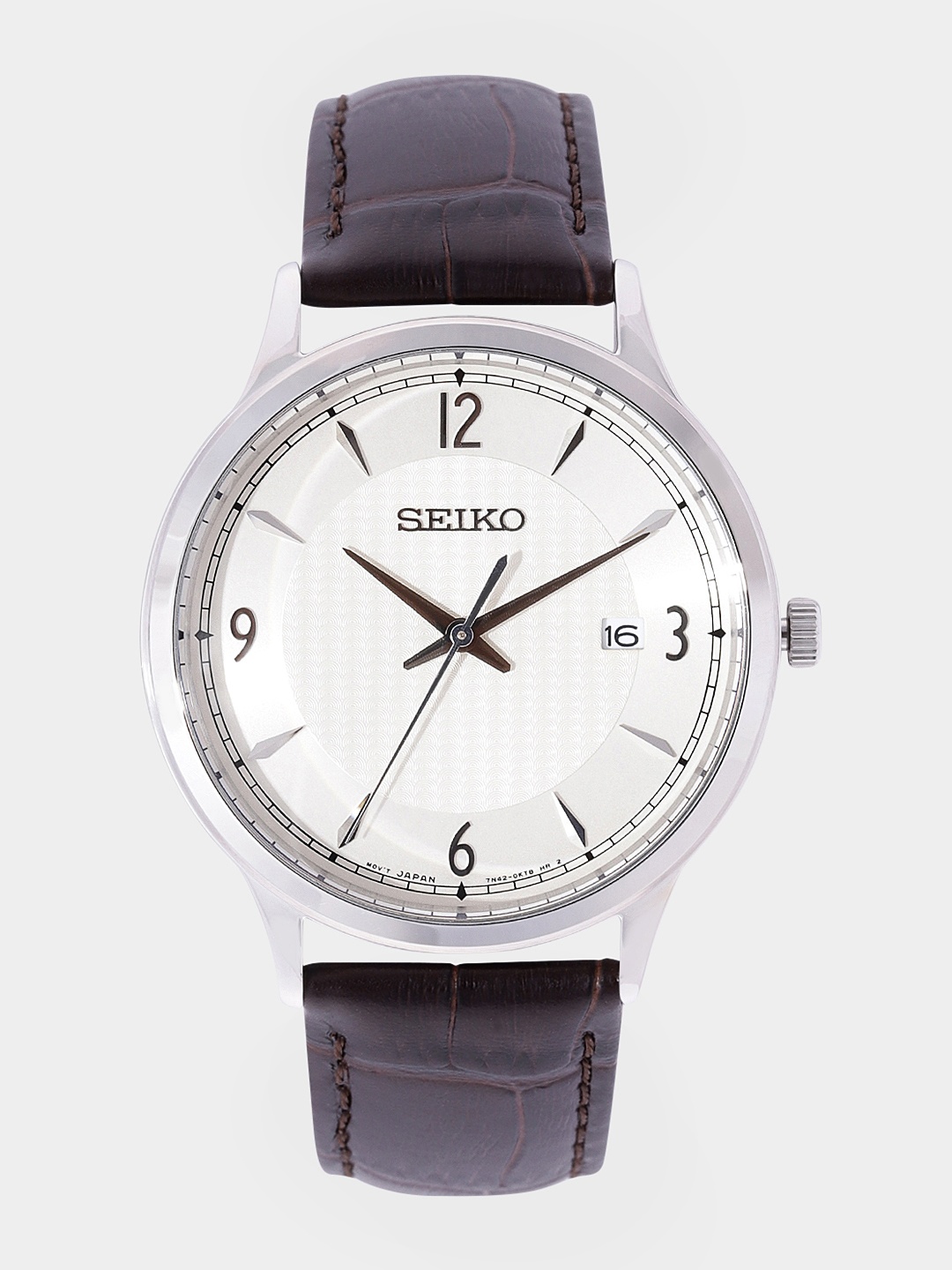 

SEIKO Men Off-White Analogue Watch SGEH83P1