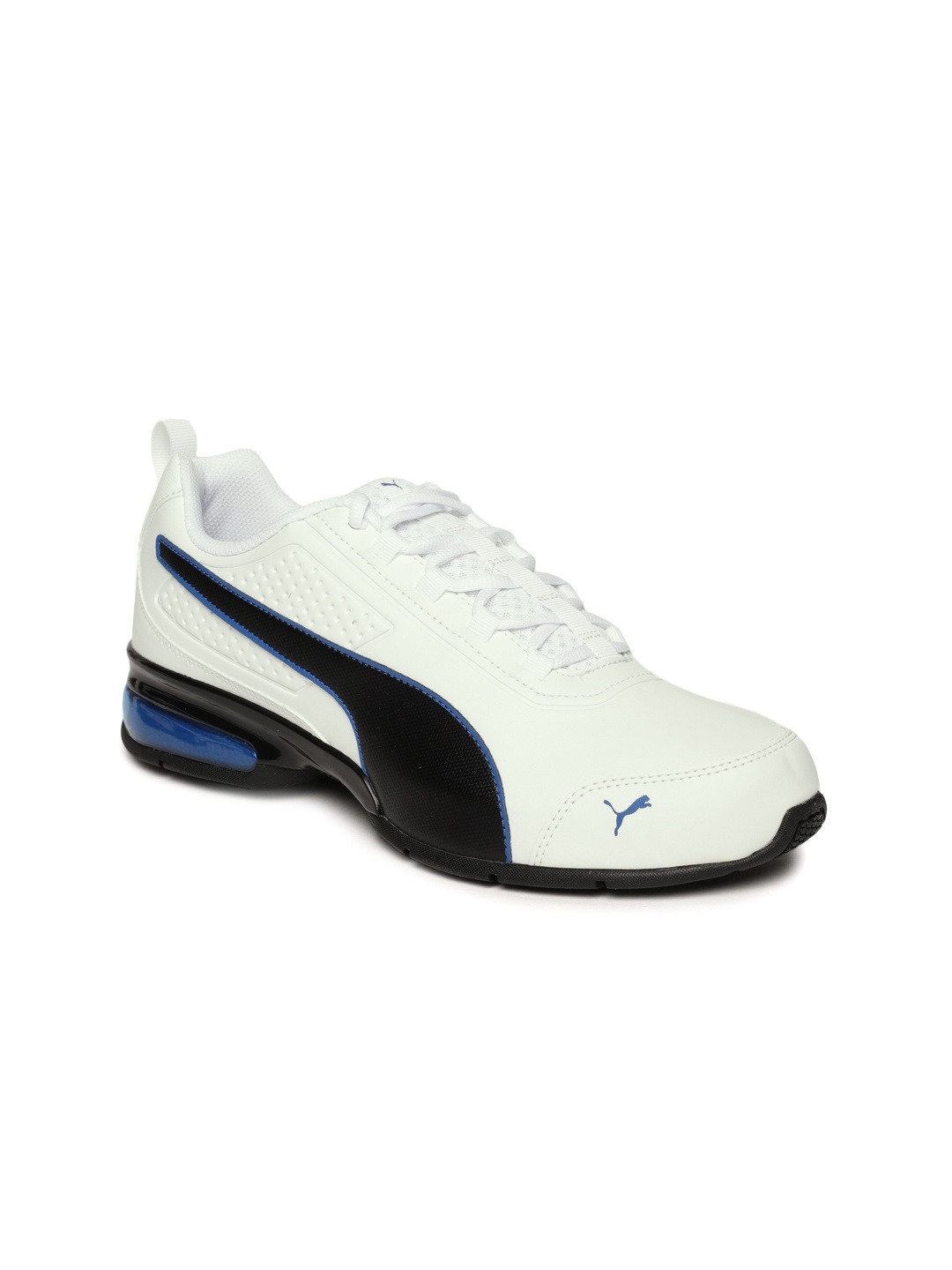 

PUMA Men White & Black Leader VT SL Running Shoes