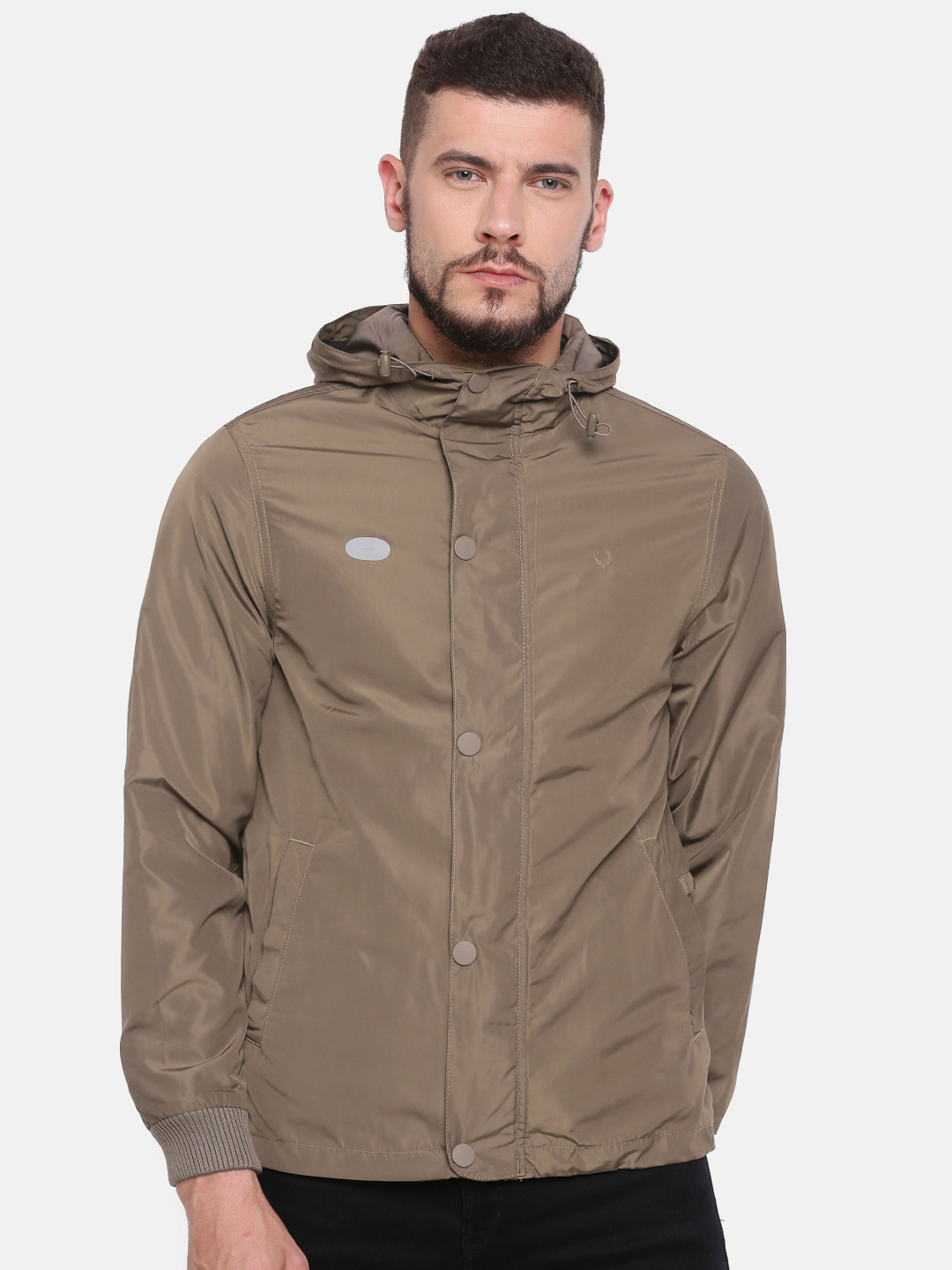 

Allen Solly Men Khaki Solid Tailored Jacket