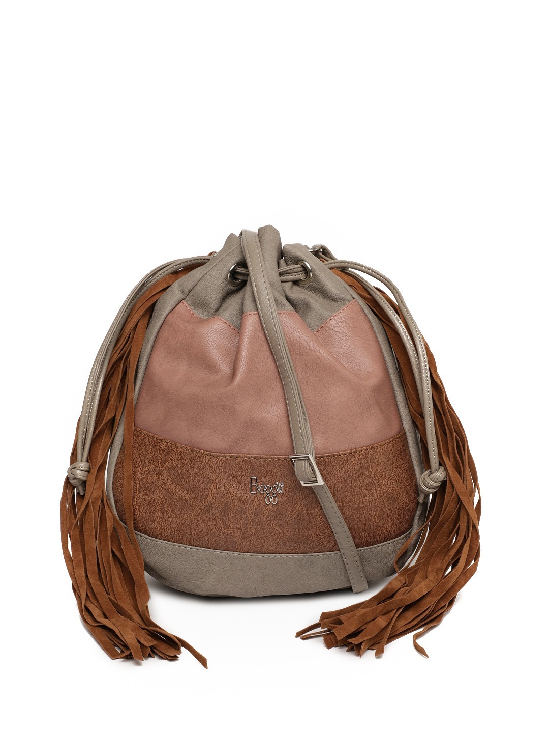 

Baggit Brown Colourblocked Sling Bag