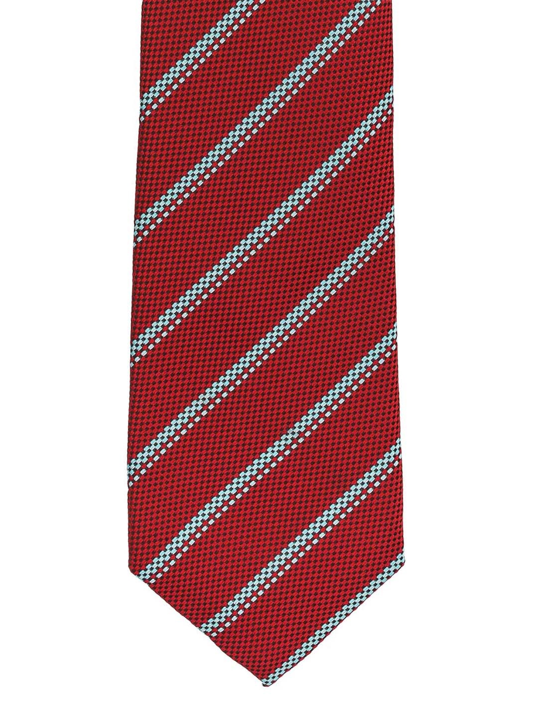 

The Tie Hub Red Striped Broad Tie