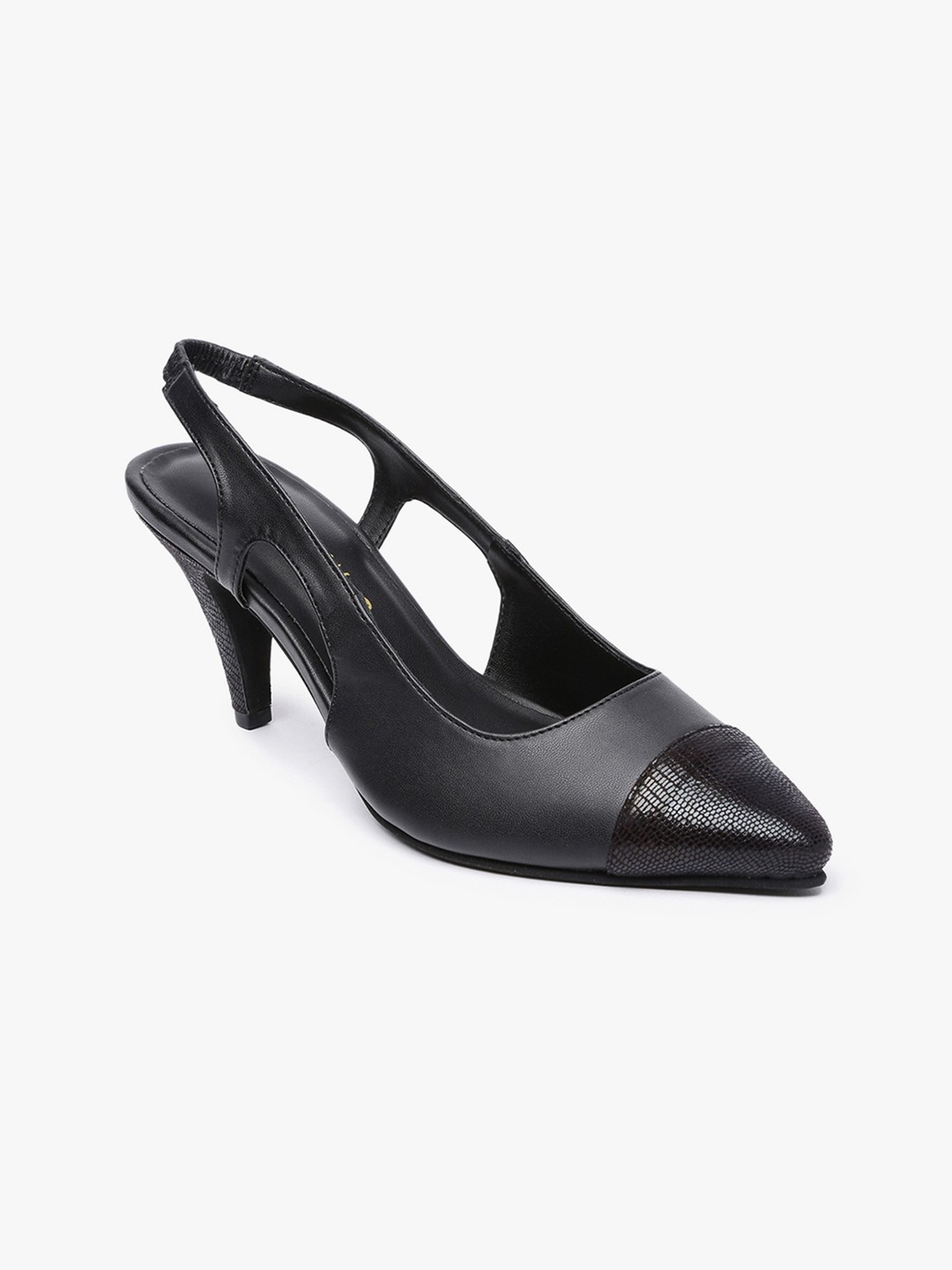

Monrow Women Black Solid Pumps